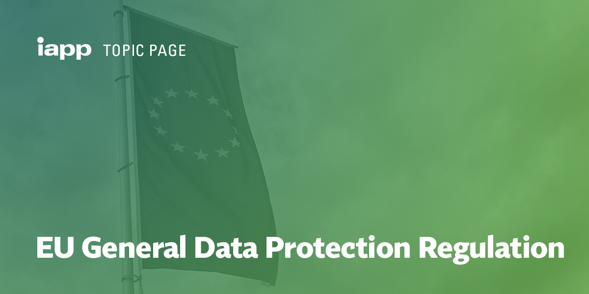 EU General Data Protection Regulation