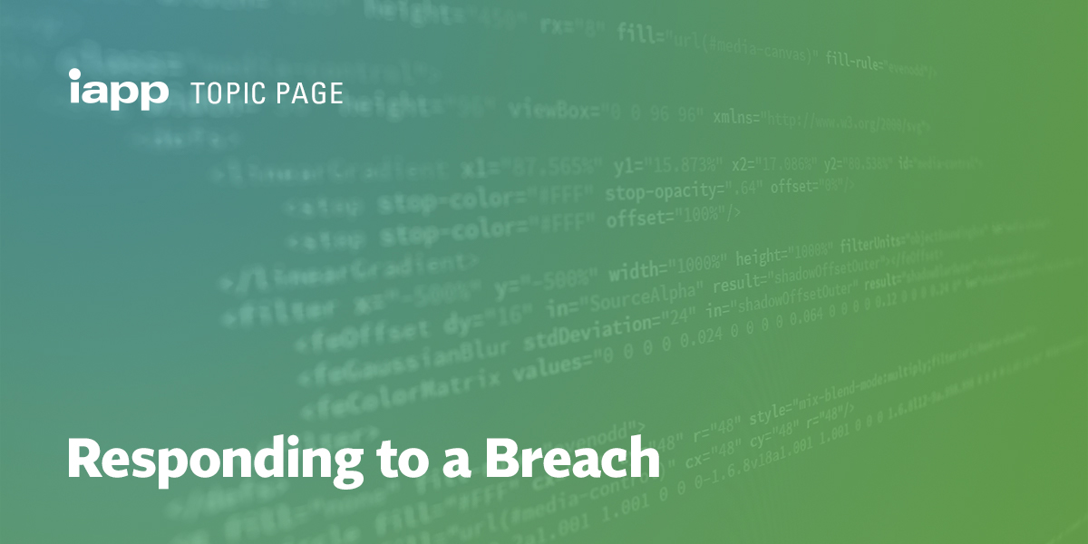 Responding to a Breach
